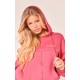 PLT SPORT Raspberry Marl Zip Up Hoodie