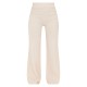 Oatmeal Luxe Rib Knit Wide Leg Pants