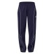 PRETTYLITTLETHING Navy Embroidered Contrast Piping Straight Leg Sweatpants