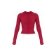 Dark Red Sculpt Hooded Gym Jacket