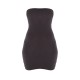 Black Jersey Bandeau Bodycon Dress