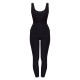 Black Slinky Sleeveless Scoop Neck Jumpsuit