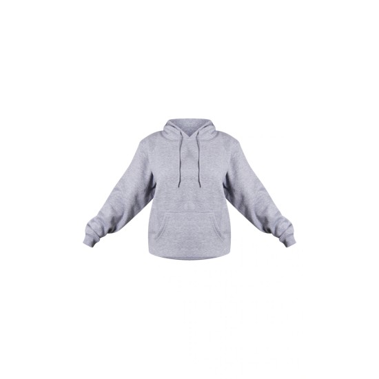 Grey Marl Oversized Sweat Hoodie