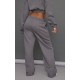 Petite Steel Blue Wide Leg Seam Detailed Sweatpants