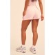 PRETTYLITTLETHING Baby Pink Contrast Binding Runner Shorts