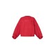 PRETTYLITTLETHING Red Boxy Embroidered Sweatshirt