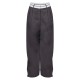 Tall Charcoal Fold Over Front Pants