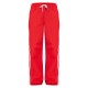 Bright Red Shell Side Stripe Detail Wide Leg Pants