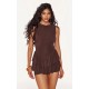 Chocolate Slinky Rara Skort Romper