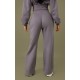 Tall Steel Blue High Waist Wide Leg Sweatpant